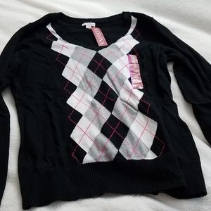 Merona argyle sweater